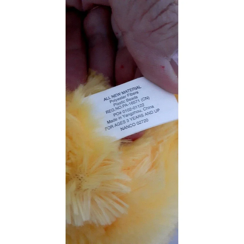 Yellow Duck Orange  Beak Plush Stuffed Animal Toy Soft 16